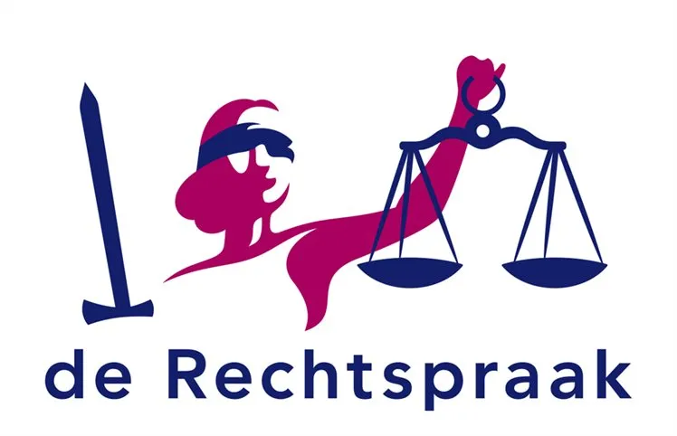 Logo of de Rechtspraak (Dutch judiciary).